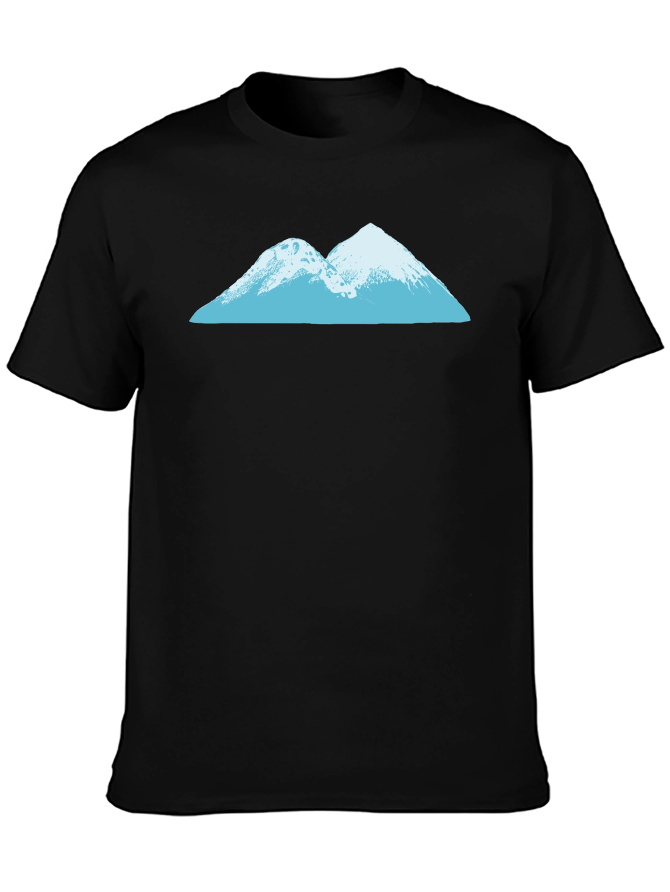 Black Mountain Graphic Tee - Black Cotton Blend view 3