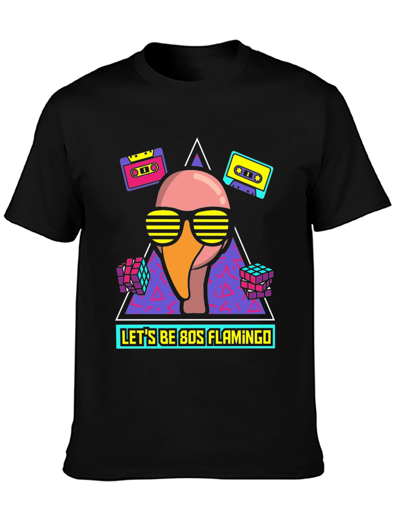 80s Flamingo T-Shirt - Retro Party Fun! - 3