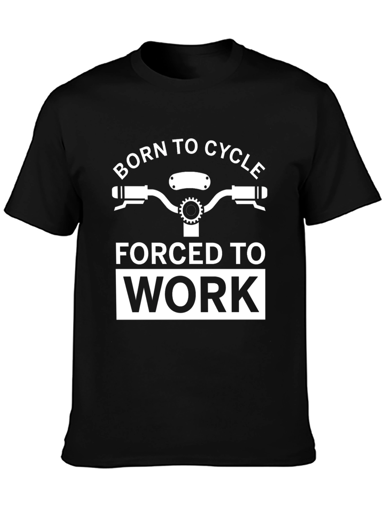 Black Born to Cycle T-Shirt view 3