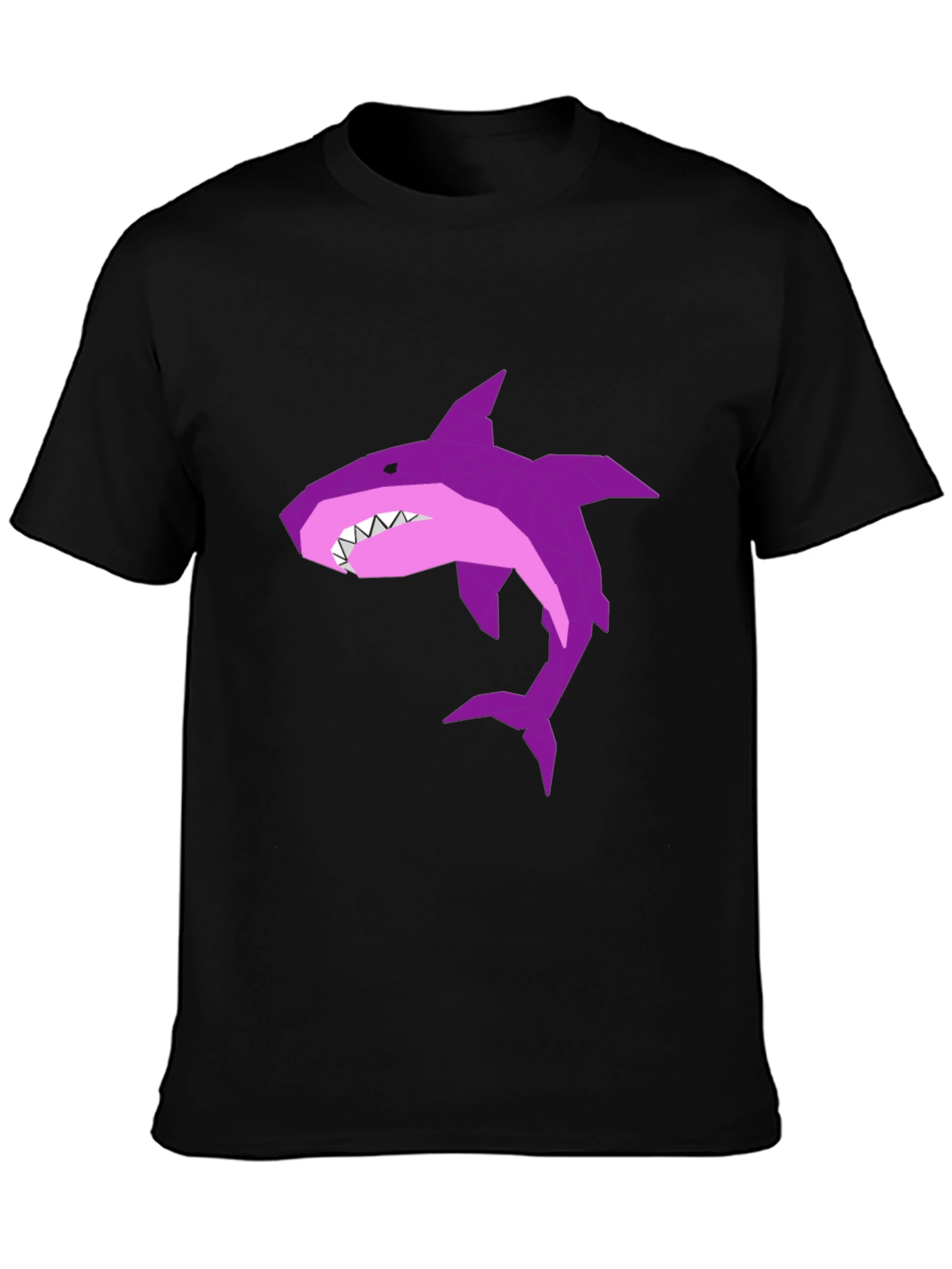Black Shark Graphic Tee - Bold & Unique Style view 3