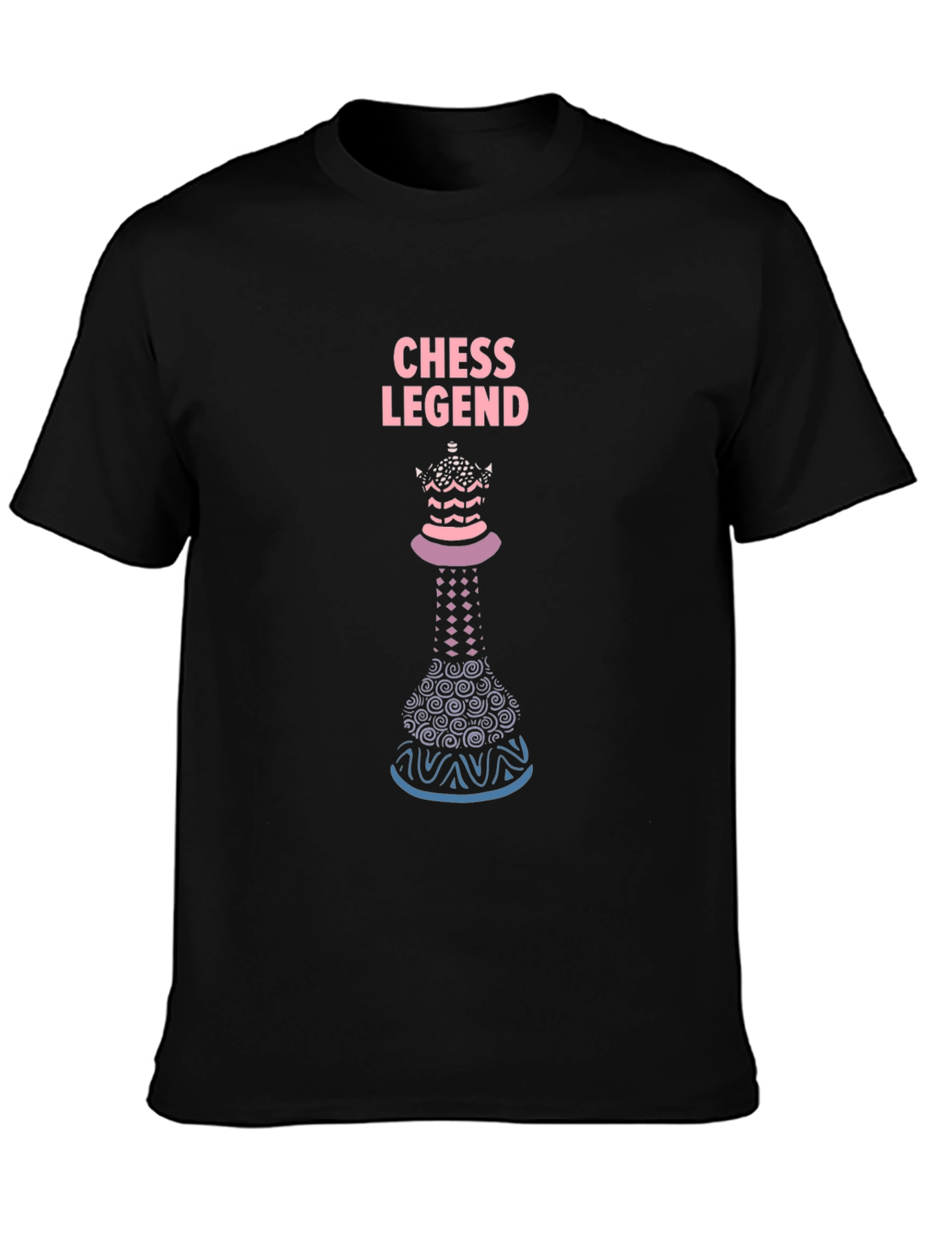 Black Chess Legend Graphic Tee - Stylish & Unique Design view 3