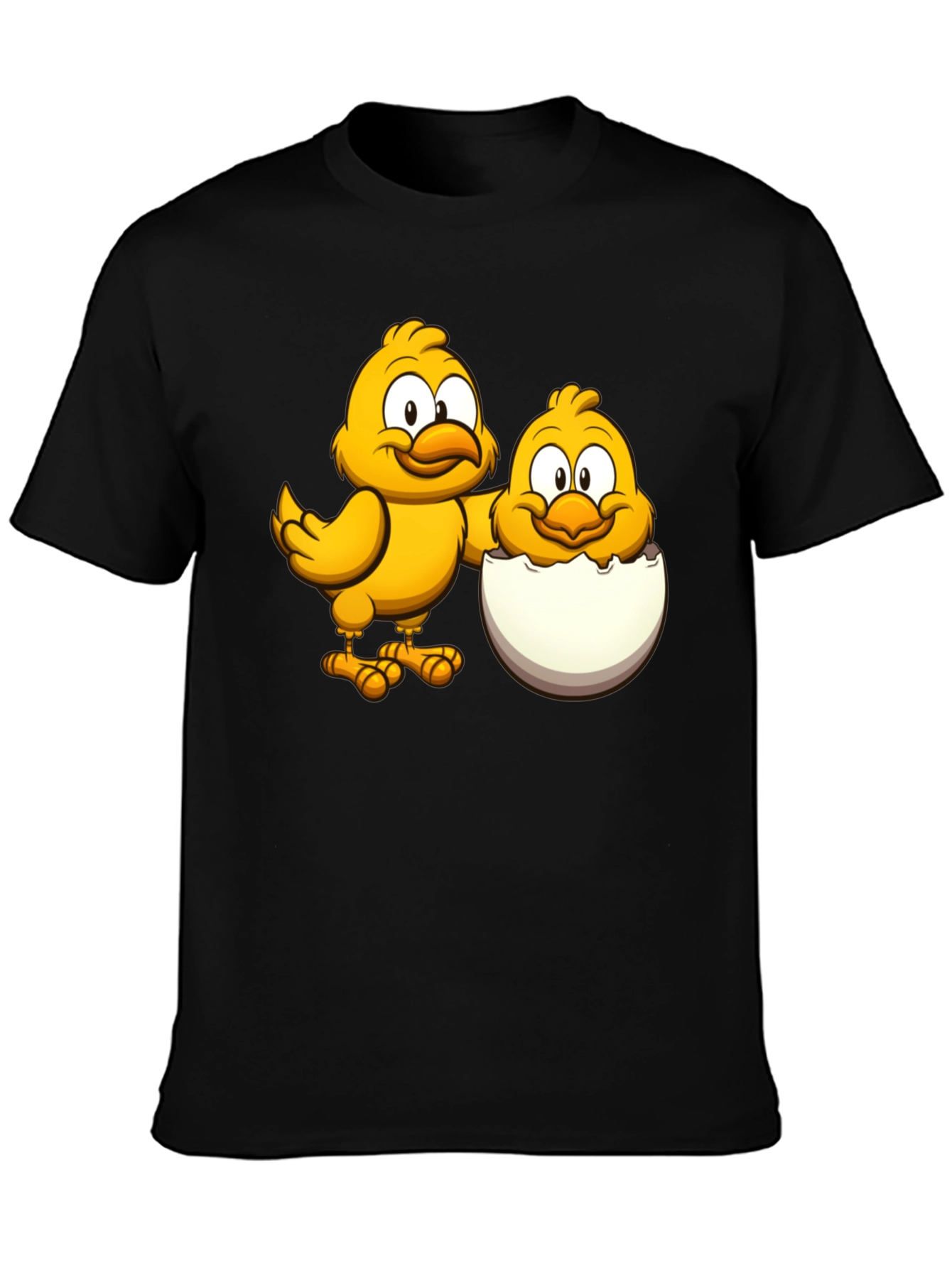 Black Cute Chick Graphic Tee view 3