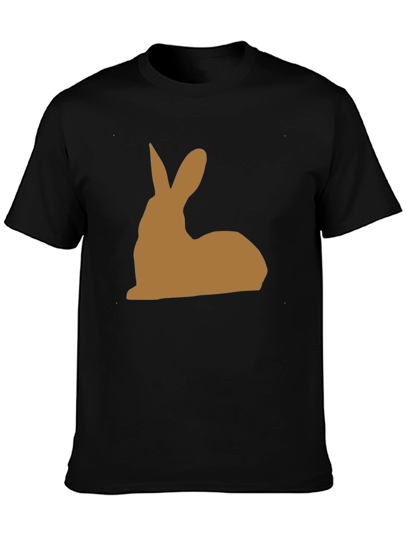 Black Rabbit Graphic Tee - Stylish Men's Black T-Shirt view 3