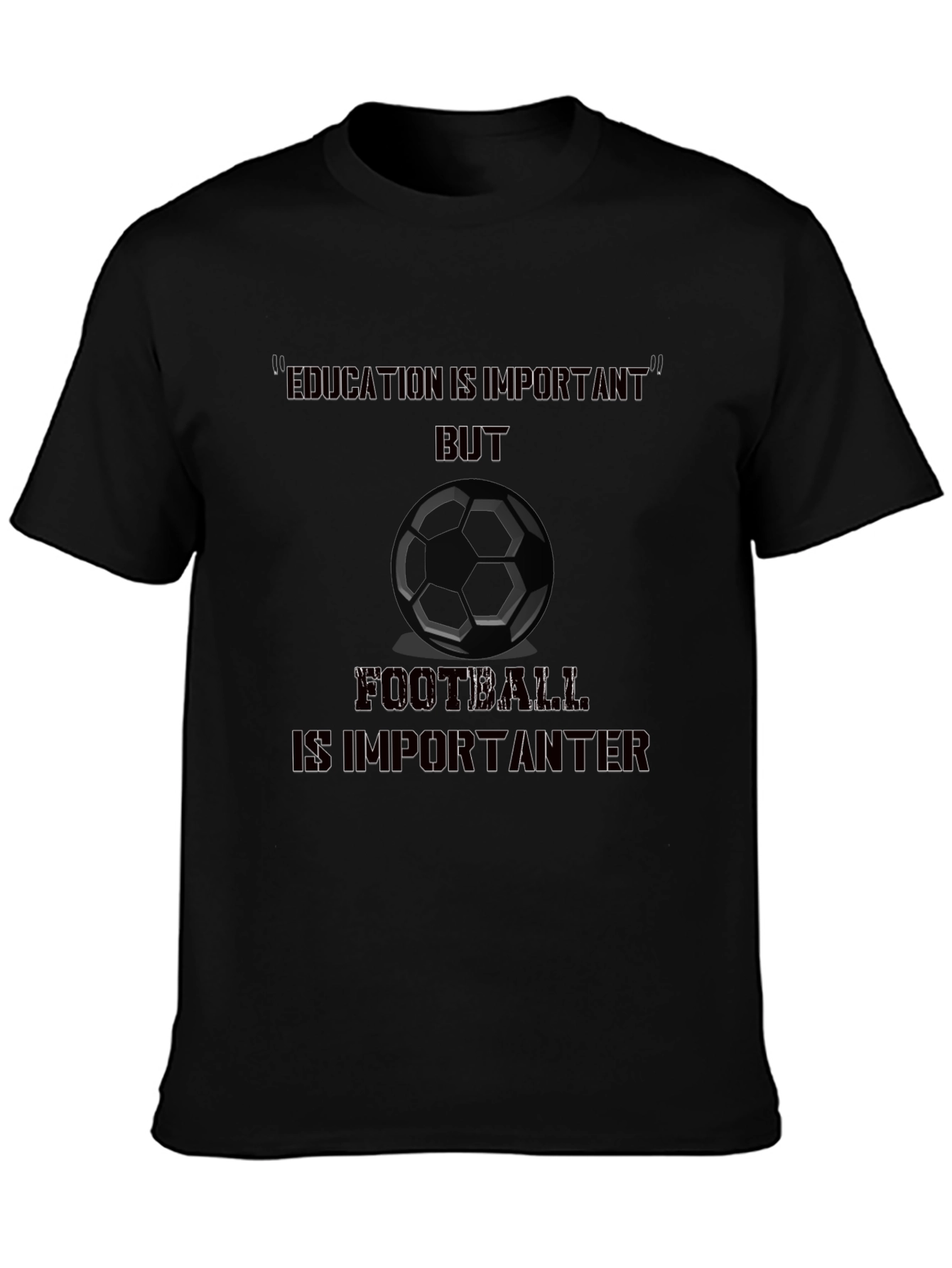 Funny Football Themed T-Shirt - 3