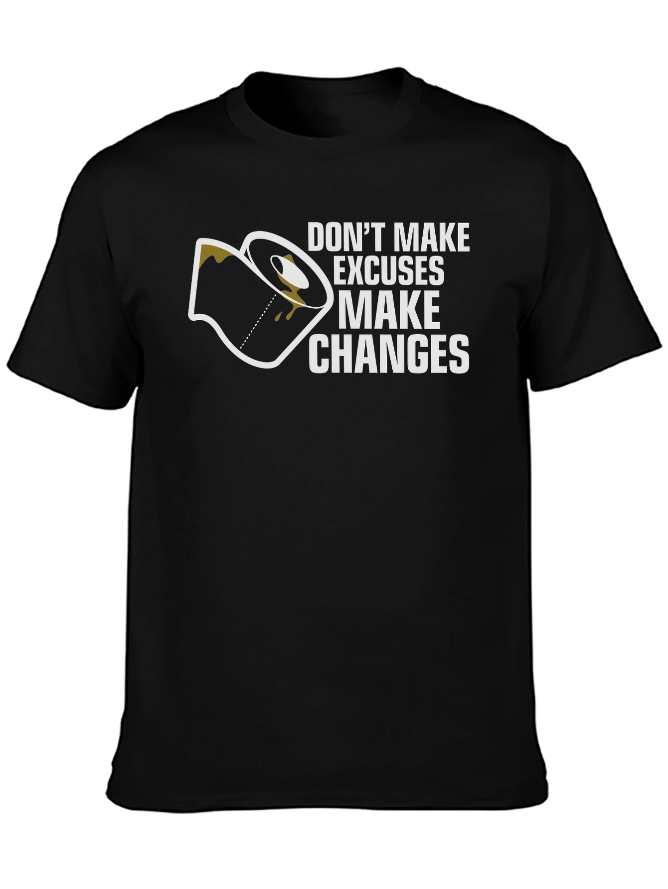 Black Don't Make Excuses Graphic T-Shirt view 3