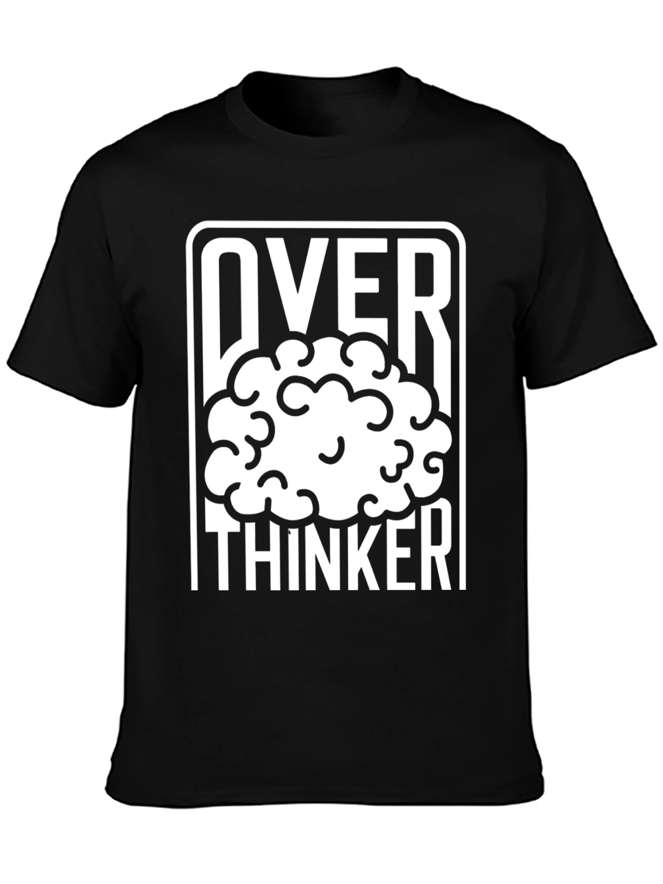 Overthinker Brain T-Shirt - Thinking Tee - 3