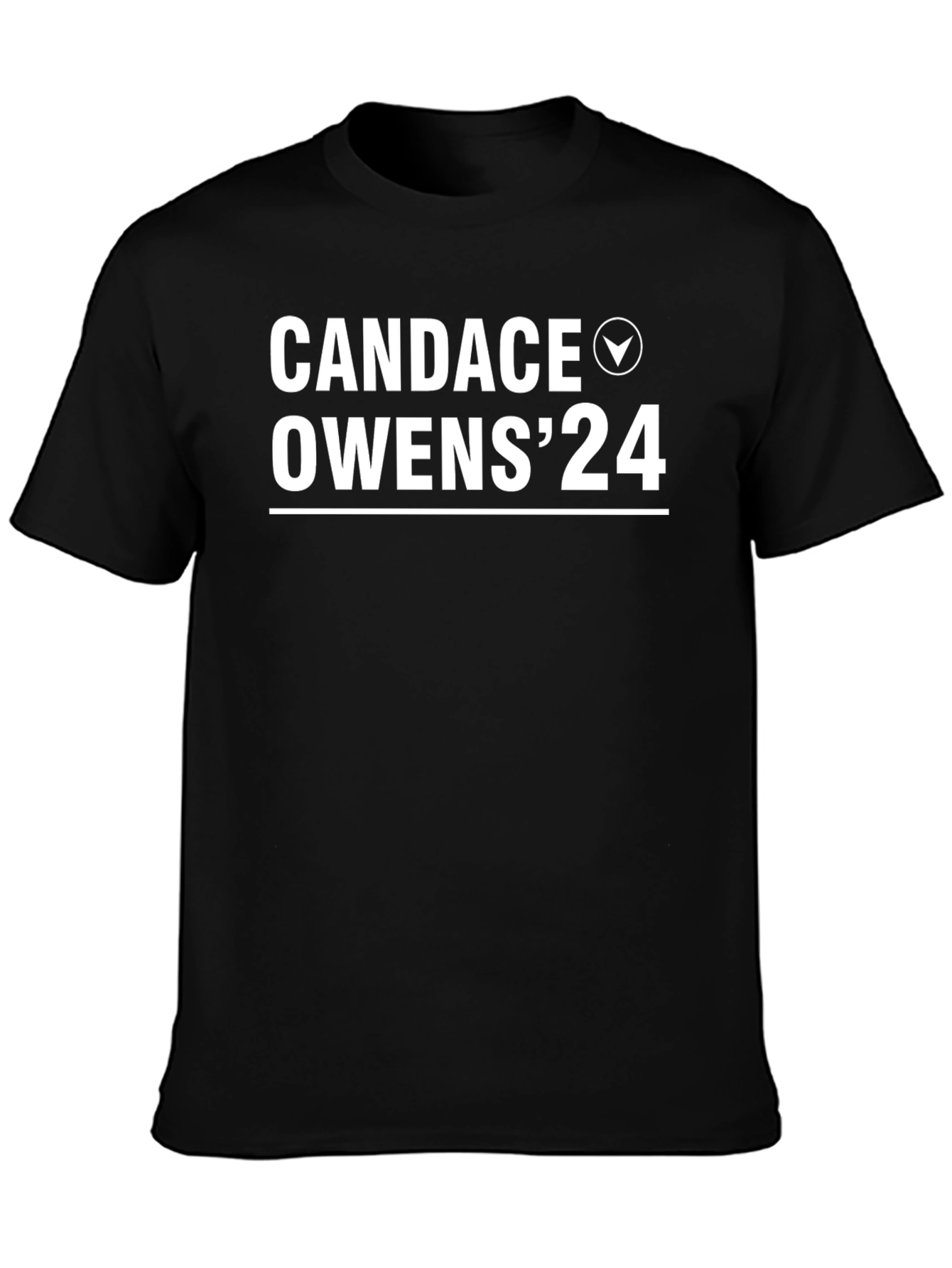 Black Candace Owens '24 Graphic T-Shirt view 3