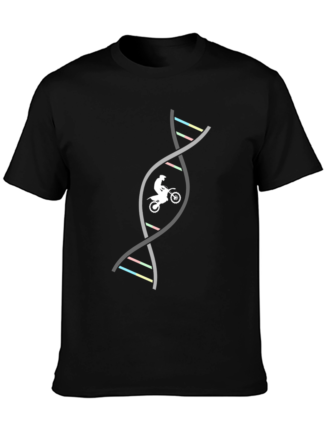 Motocross DNA Graphic T-Shirt - Black - 3