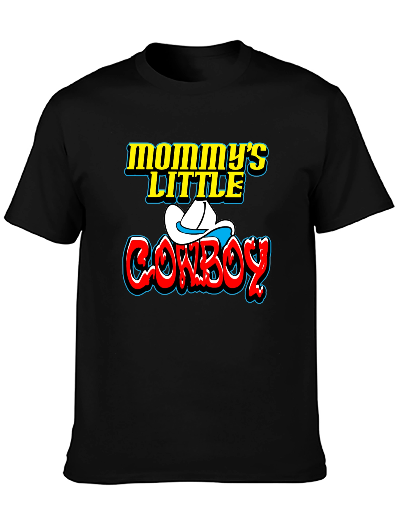 Mommy's Little Cowboy Graphic T-Shirt - 3