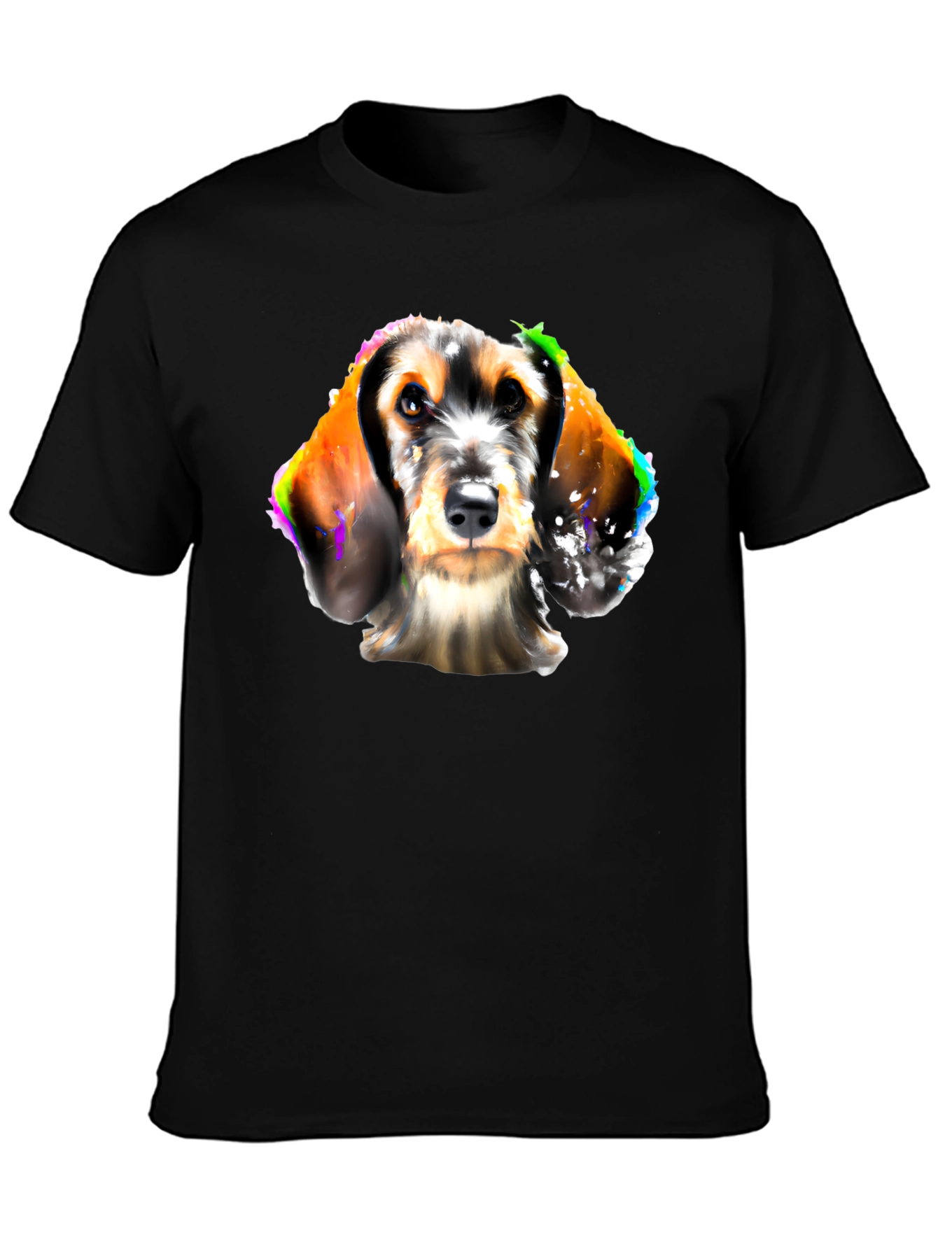 Black Dog Art Black T-Shirt view 3