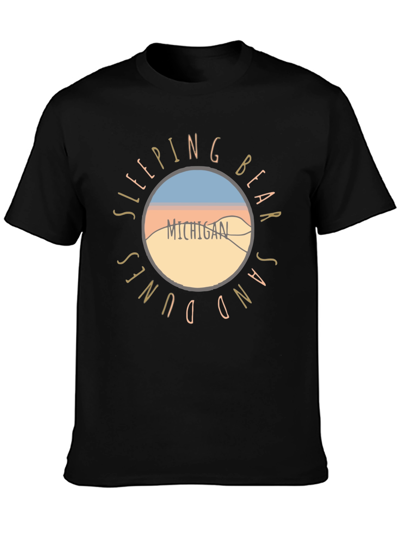 Sleeping Bear Dunes Michigan Graphic T-Shirt - 3