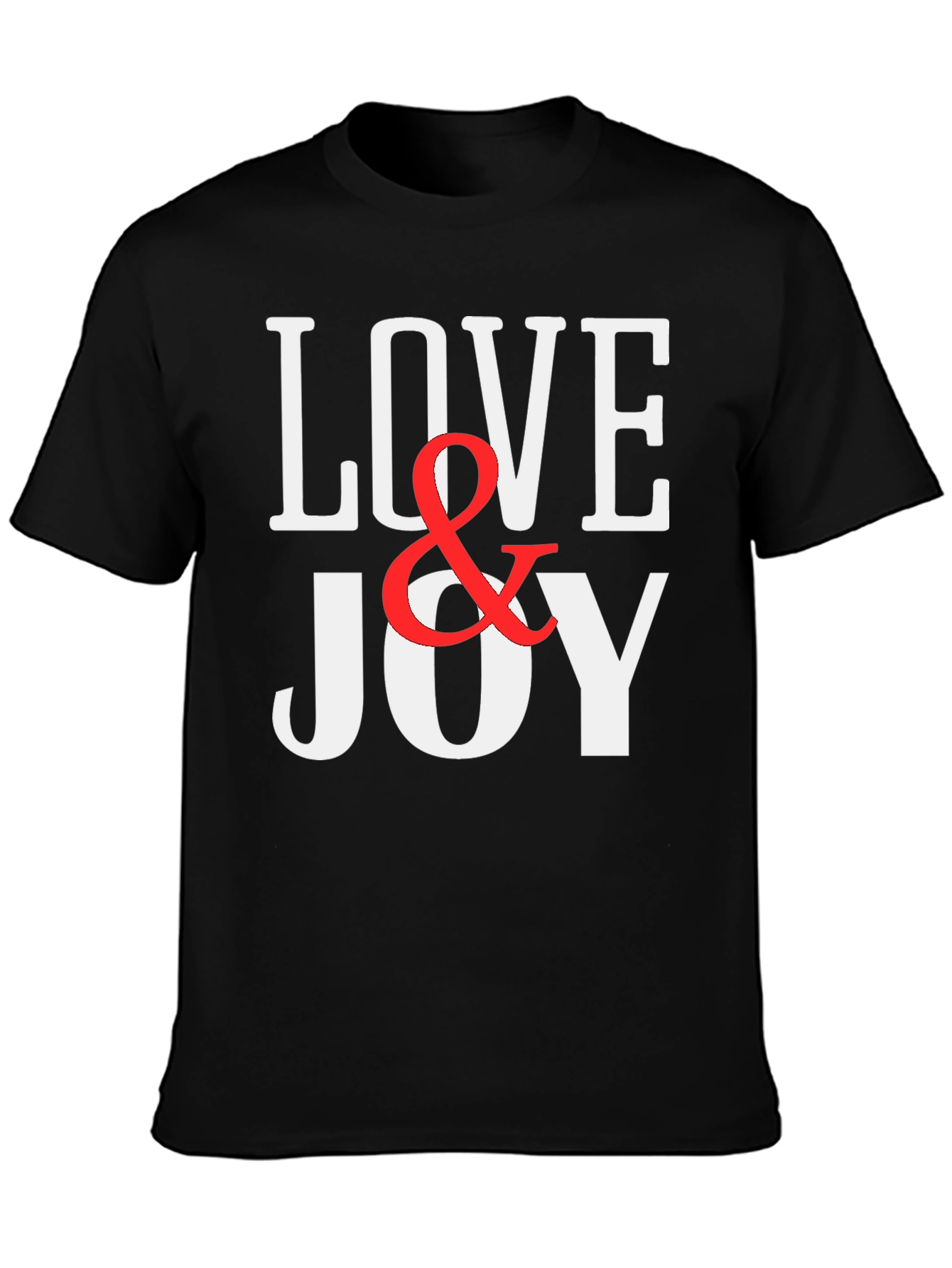 Black Love & Joy Graphic Print T-Shirt view 3