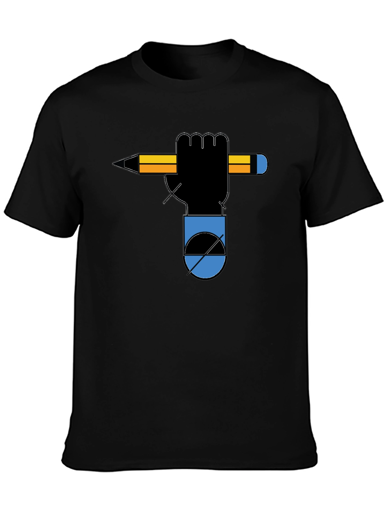 Artist's Fist Tee - Creative Graphic T-Shirt - 3