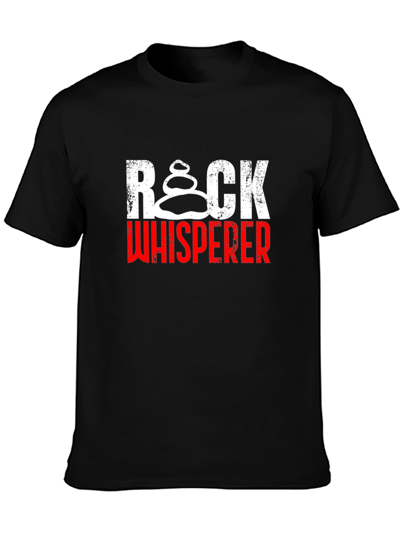 Black Rock Whisperer Black Cotton Tee view 3