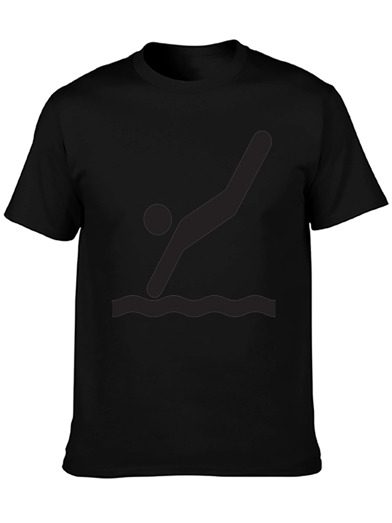 Diver Graphic Tee - Men's Black T-Shirt - 3