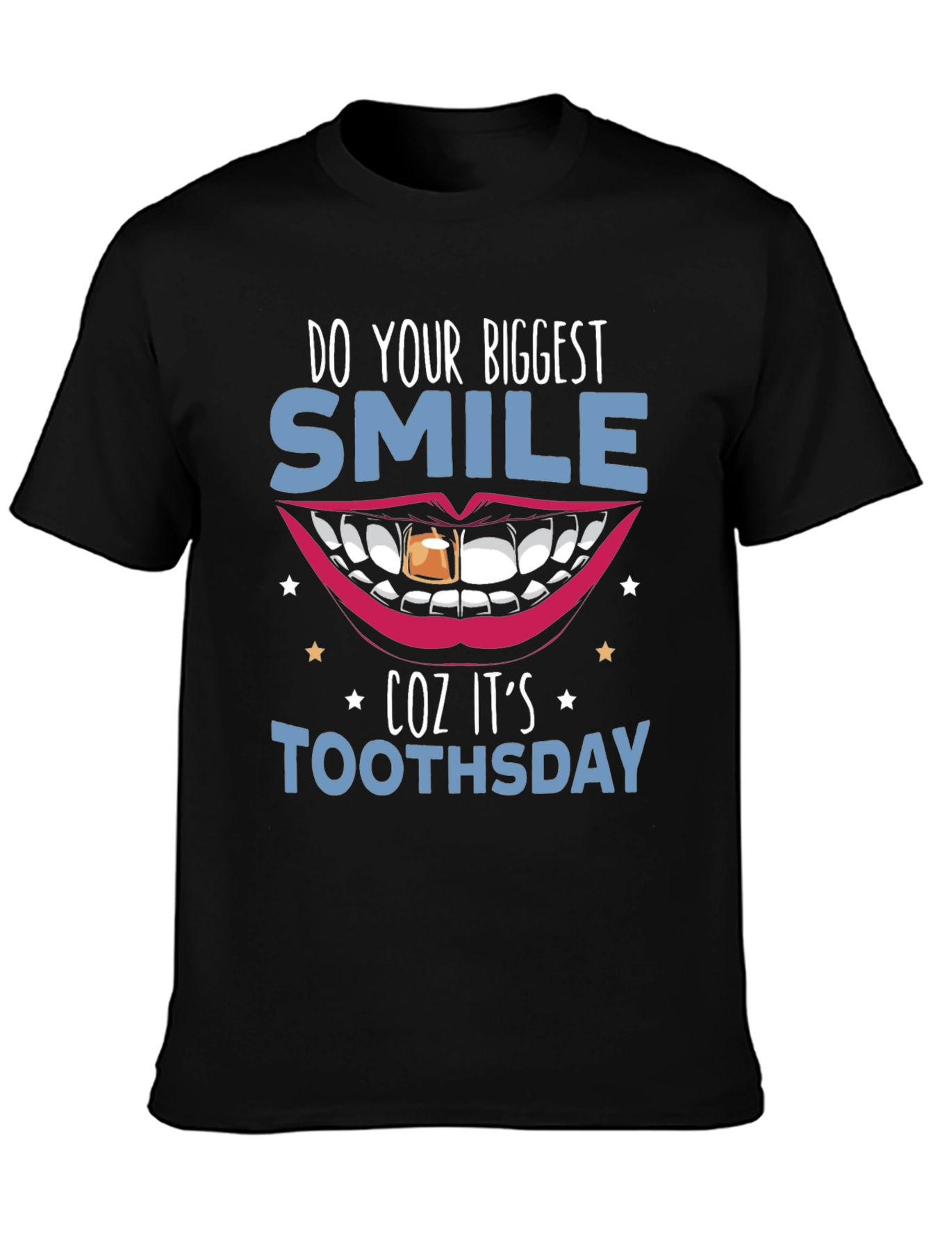 Black Do Your Biggest Smile T-Shirt view 3