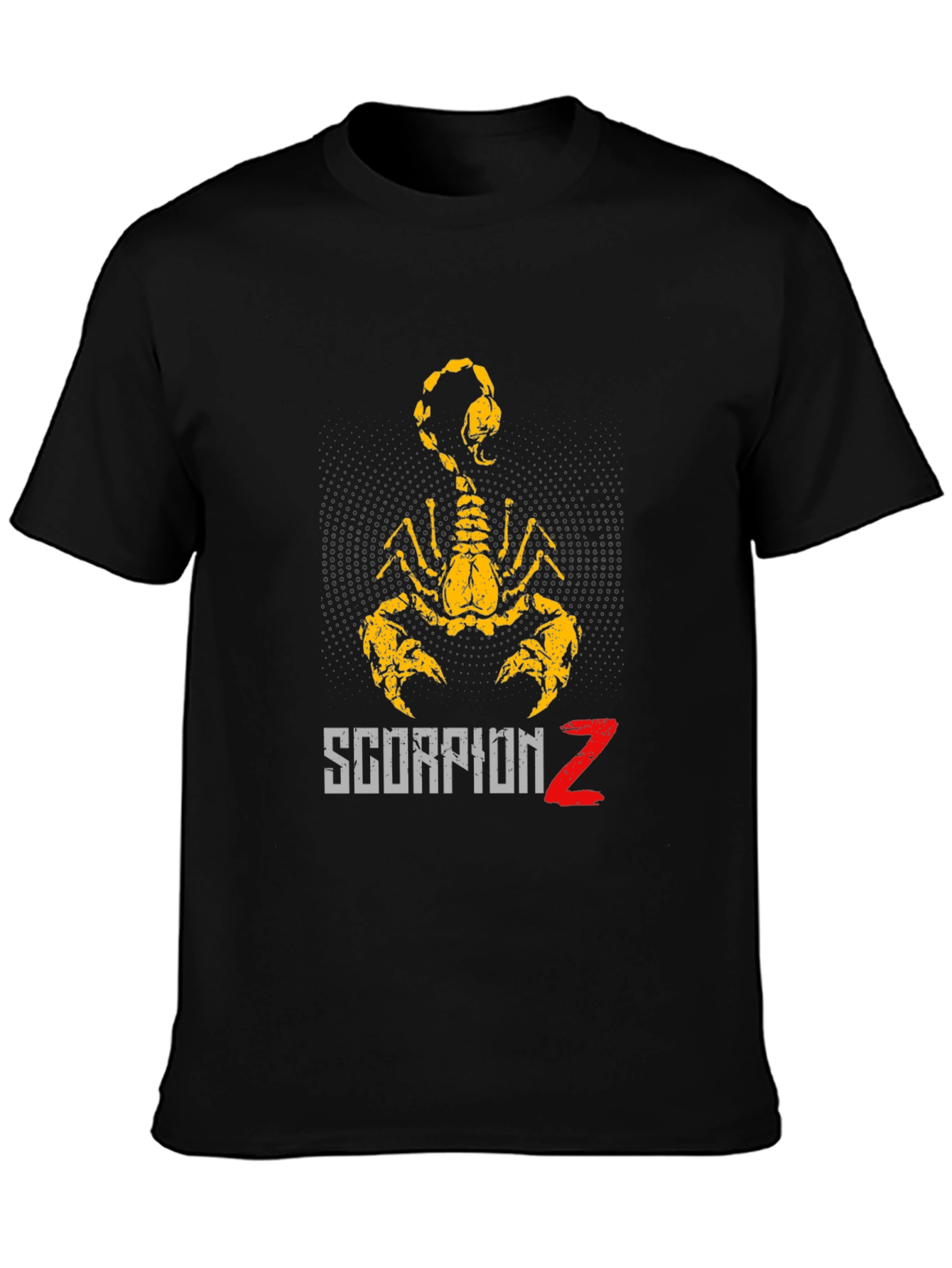 Black Scorpion Z Graphic T-Shirt - Black view 3