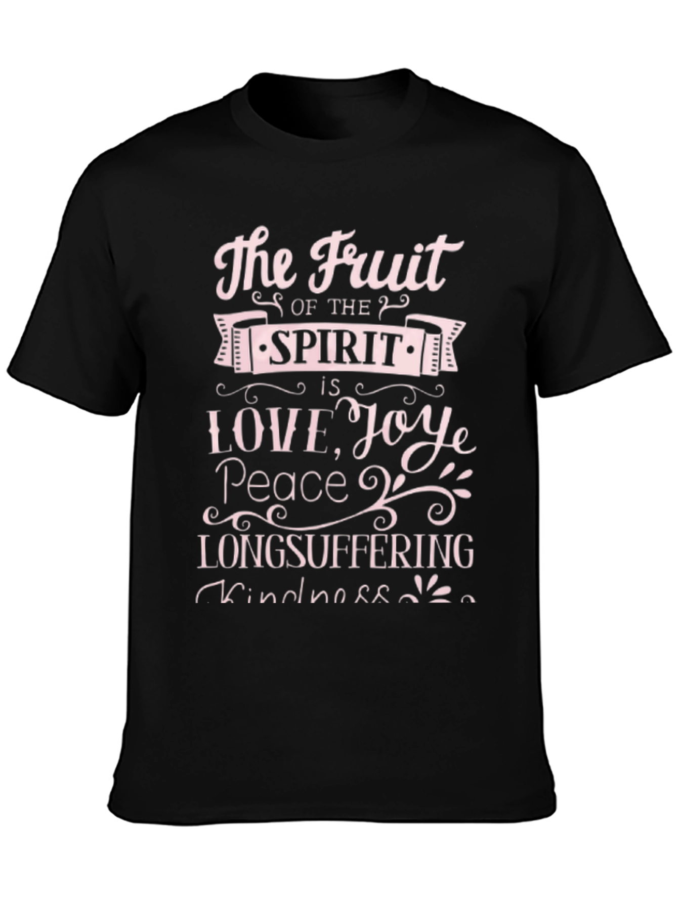Black Fruit of the Spirit Graphic T-Shirt view 3