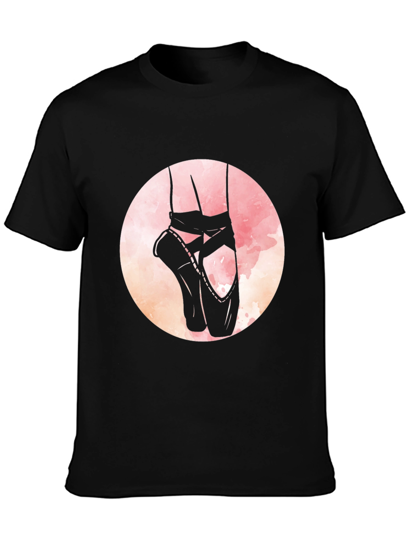 Ballet Shoes Graphic Tee - Dance Lover's Black T-Shirt - 3