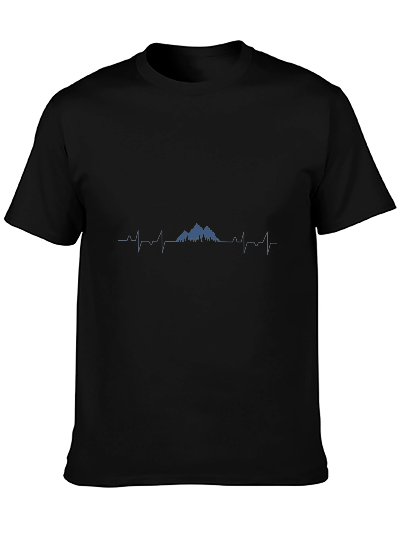 Black Mountain Heartbeat Graphic Tee - Adventure Awaits! view 3