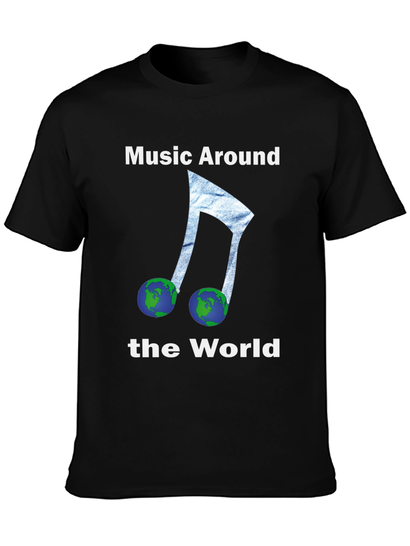Black Music Around the World Graphic Tee view 3