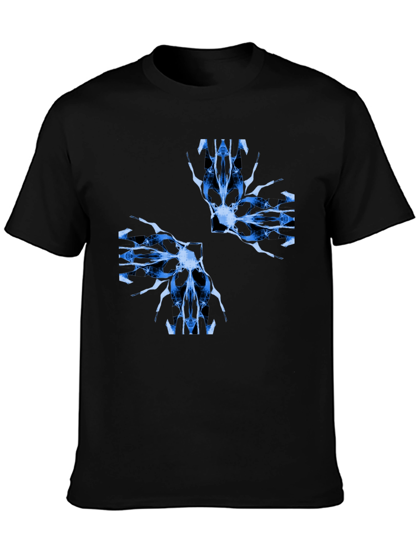 Abstract Graphic Print Crew Neck T-Shirt - 3