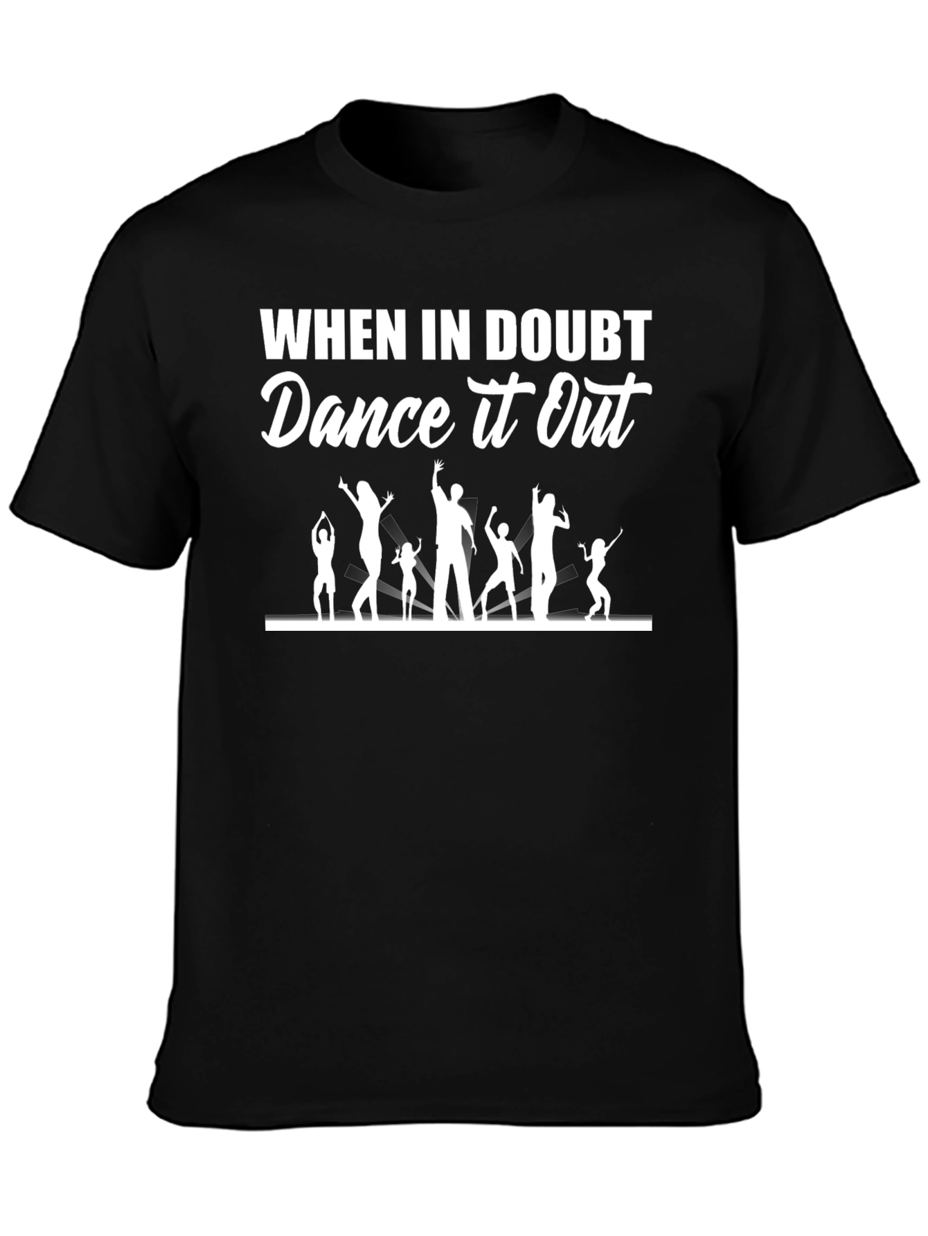 Black Dance it Out Graphic T-Shirt - Black view 3