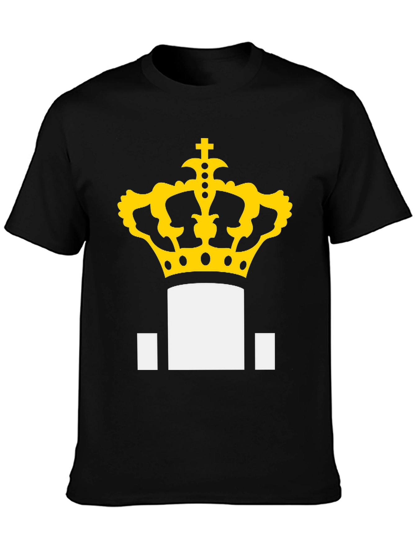 Black Crown Graphic Tee - Royal Style view 3