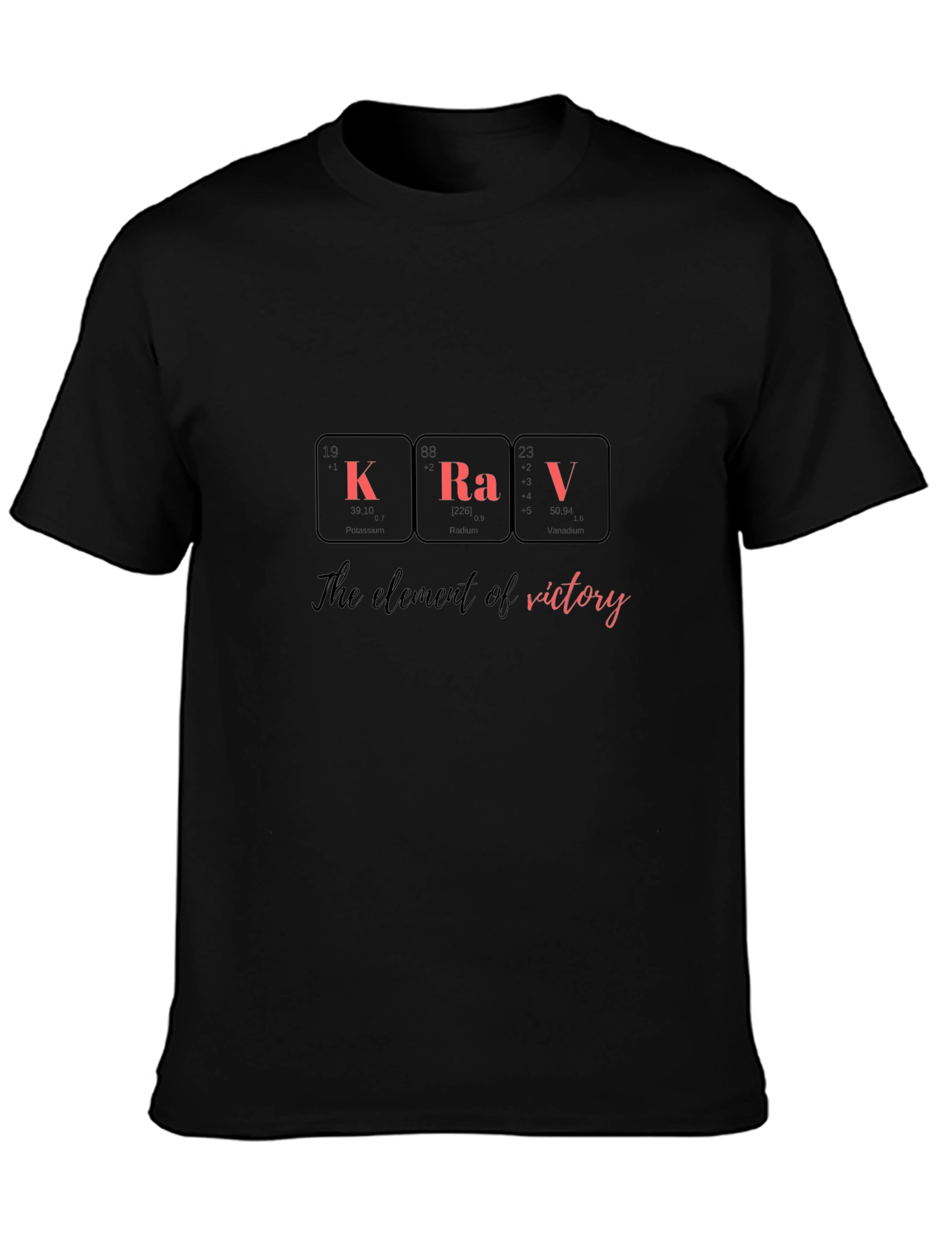 Black KRaV Victory T-Shirt - Element of Victory view 3