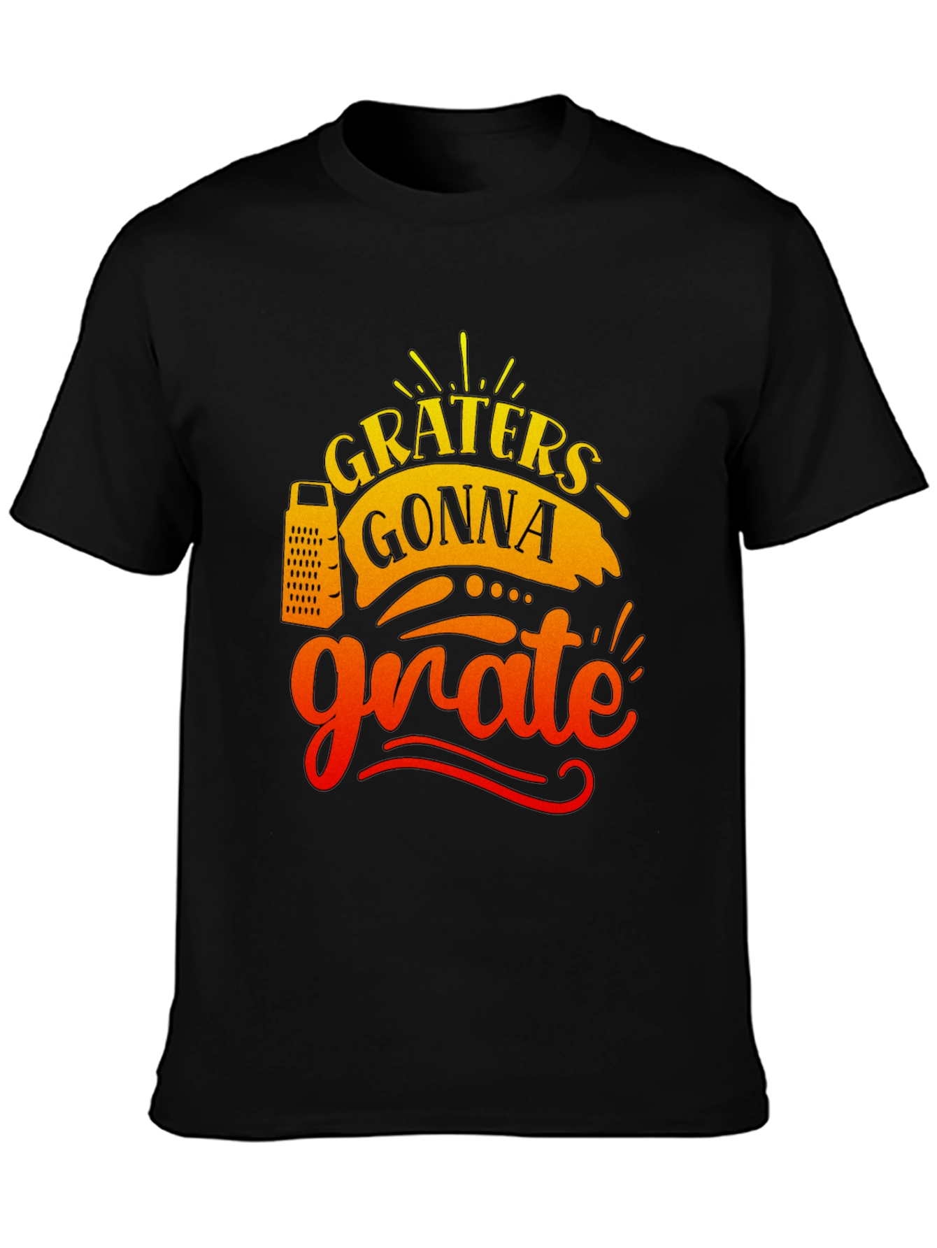 Black Graters Gonna Grate T-Shirt - Black view 3