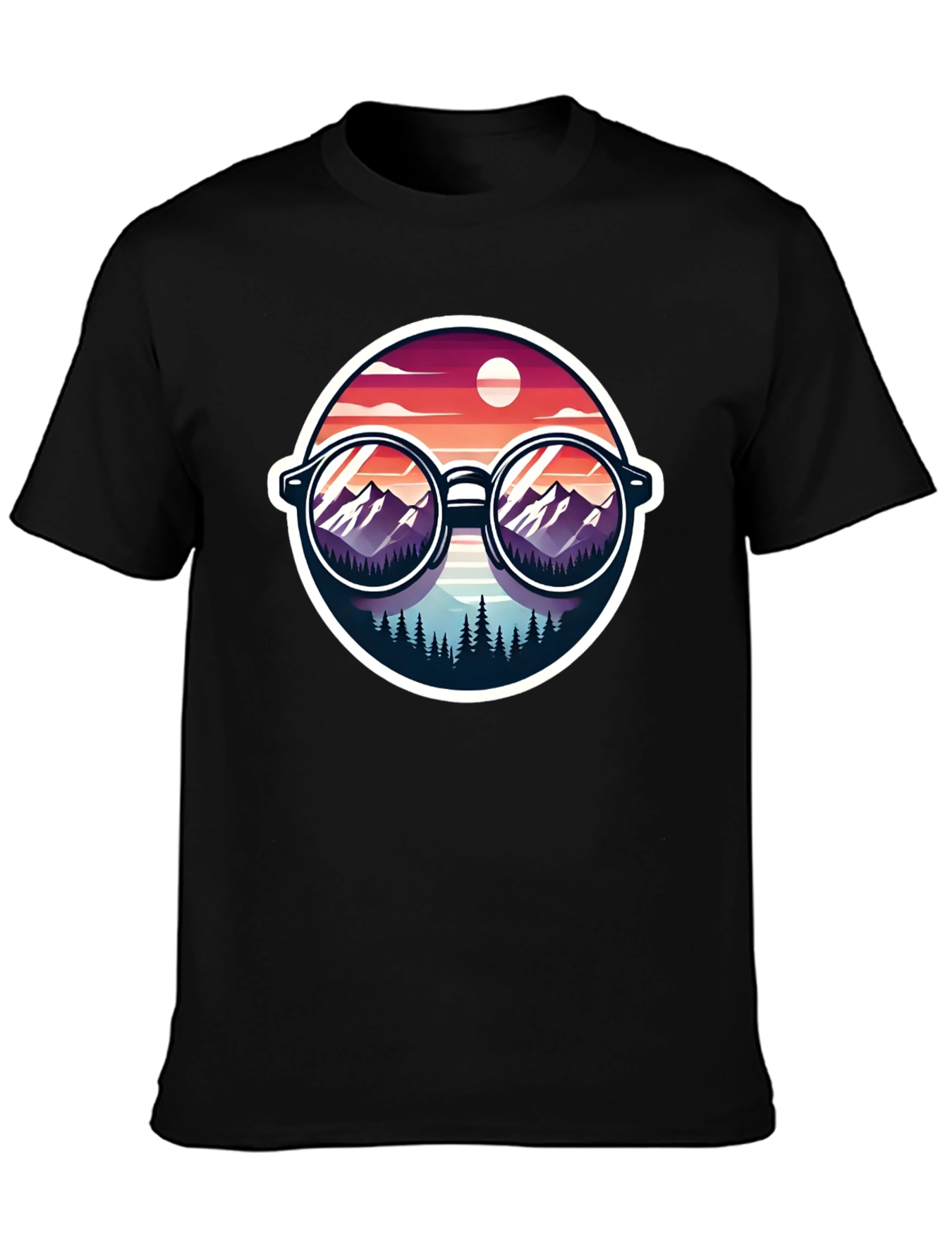 Black Mountain View Graphic Tee view 3