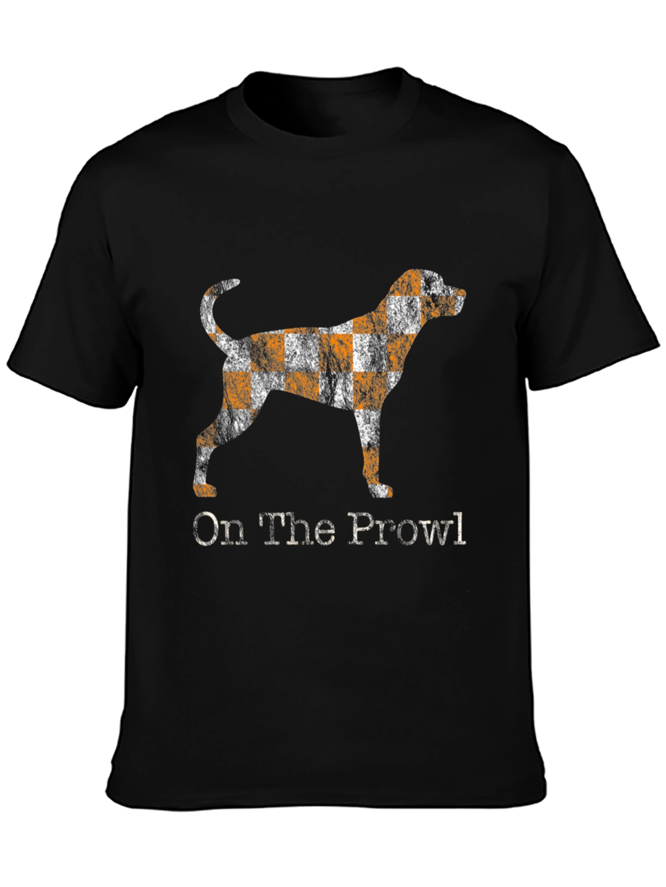 Black On The Prowl Dog Graphic T-Shirt view 3