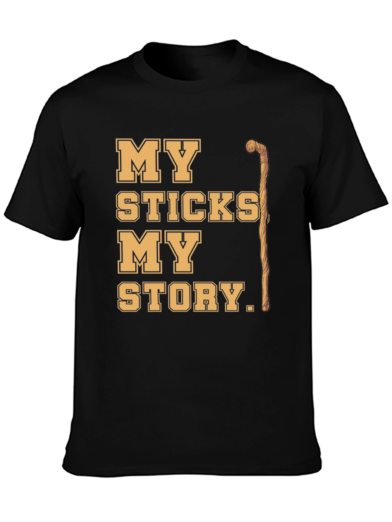 Black My Sticks My Story Graphic Tee view 3