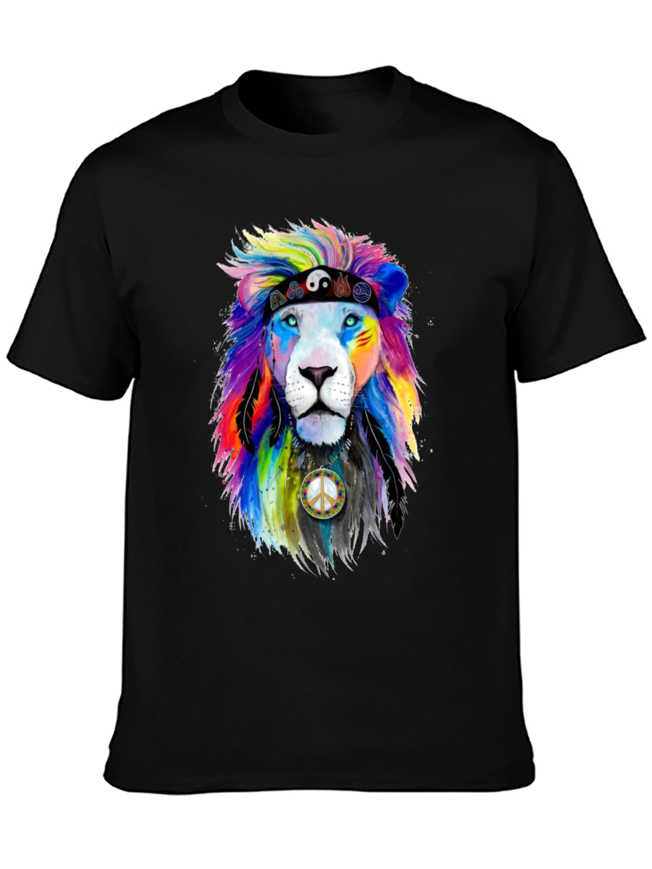 Rainbow Lion Peace T-Shirt - 3