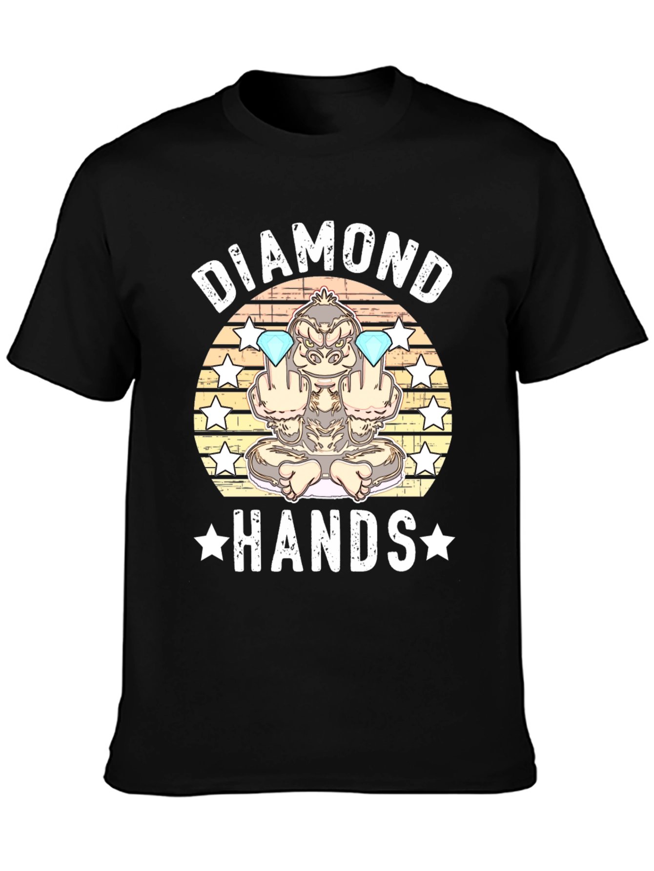 Black Diamond Hands Gorilla T-Shirt view 3