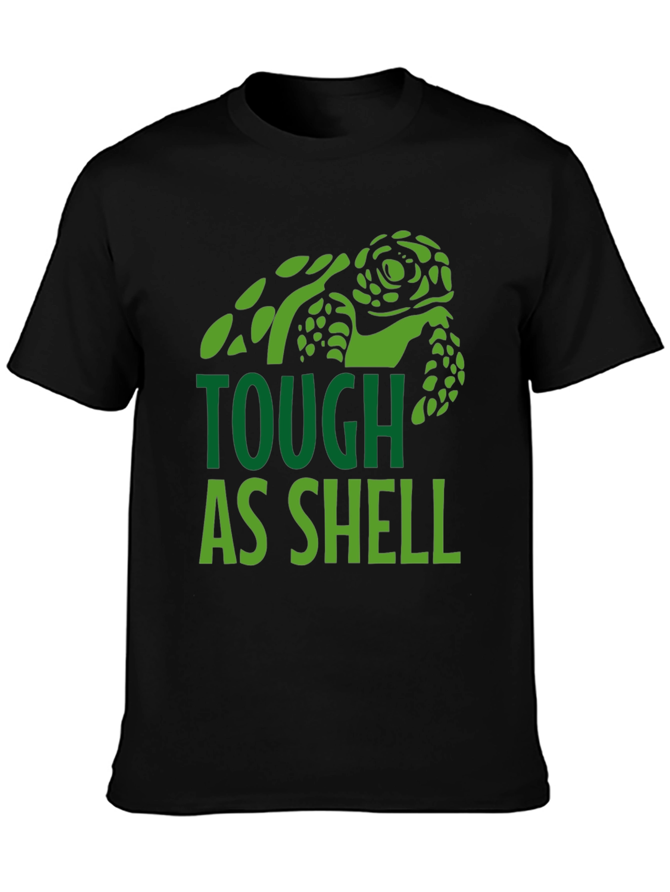 Black Tough As Shell Turtle Graphic Tee - Comfort Fit view 3