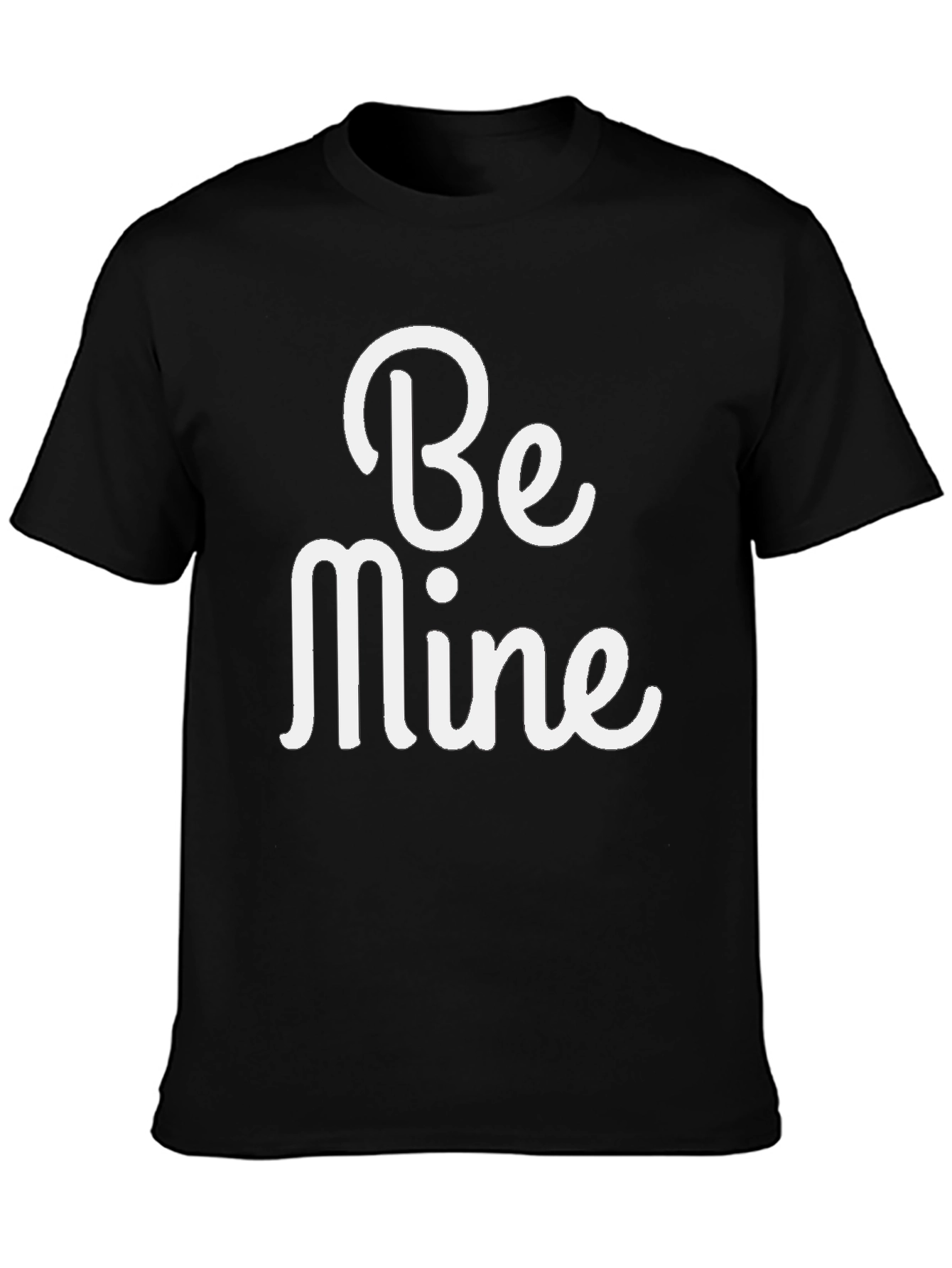 Black Be Mine T-Shirt: Valentine's Day Apparel view 3