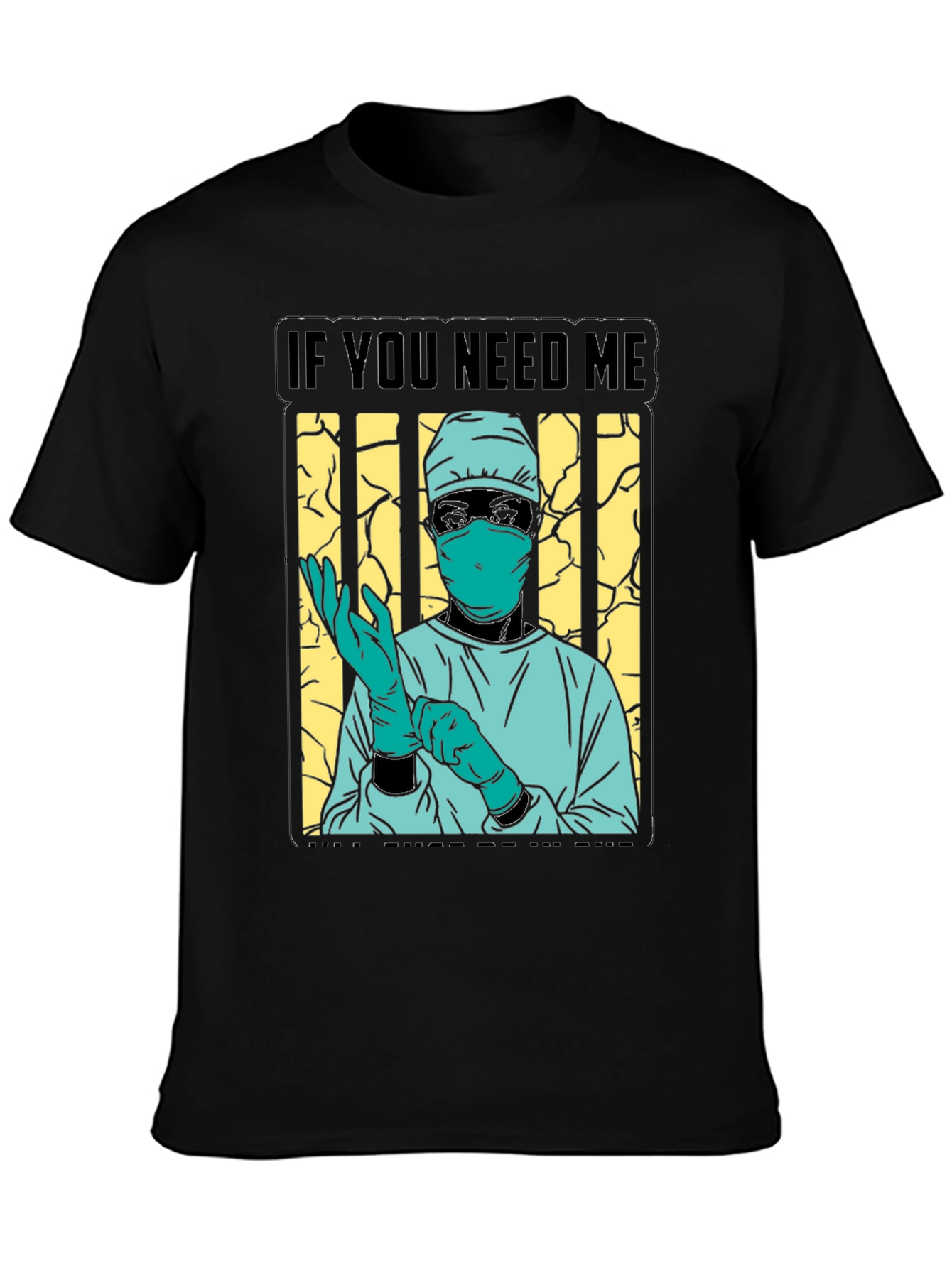 Black Medical Hero T-Shirt - Doctor or Nurse Appreciation Tee view 3