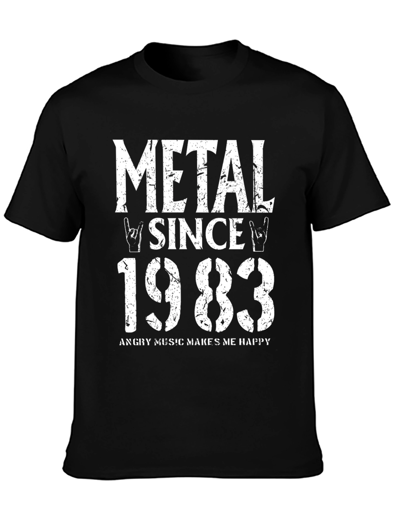 Black Metal Since 1983 Graphic T-Shirt view 3