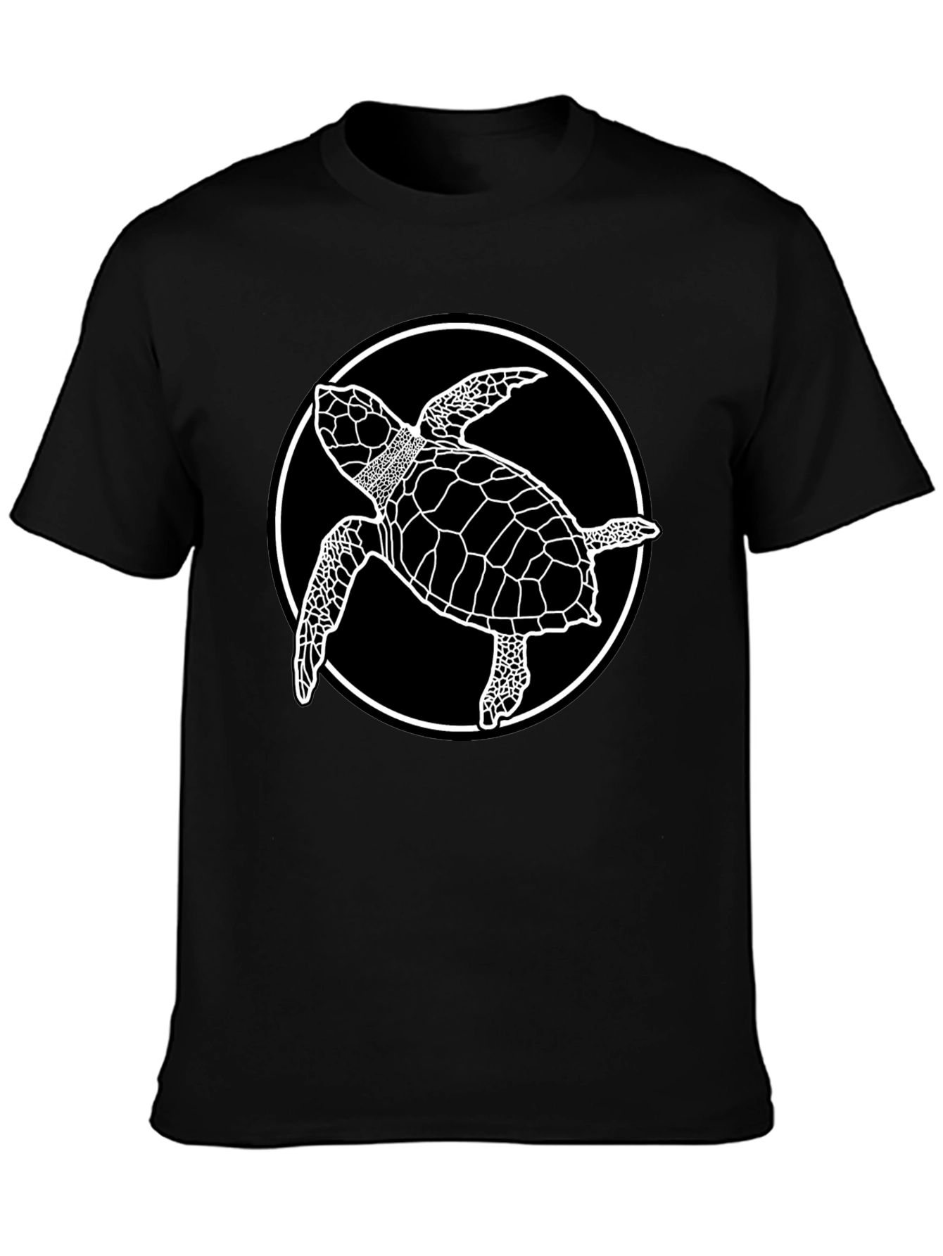 Black Black Turtle Graphic Tee view 3