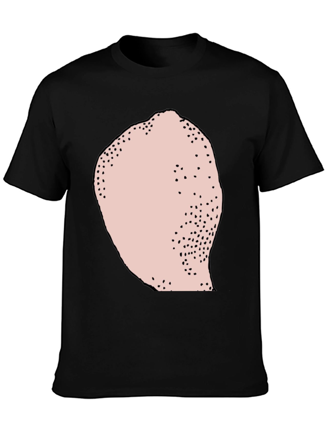 Black Funny Graphic Novelty T-Shirt view 3