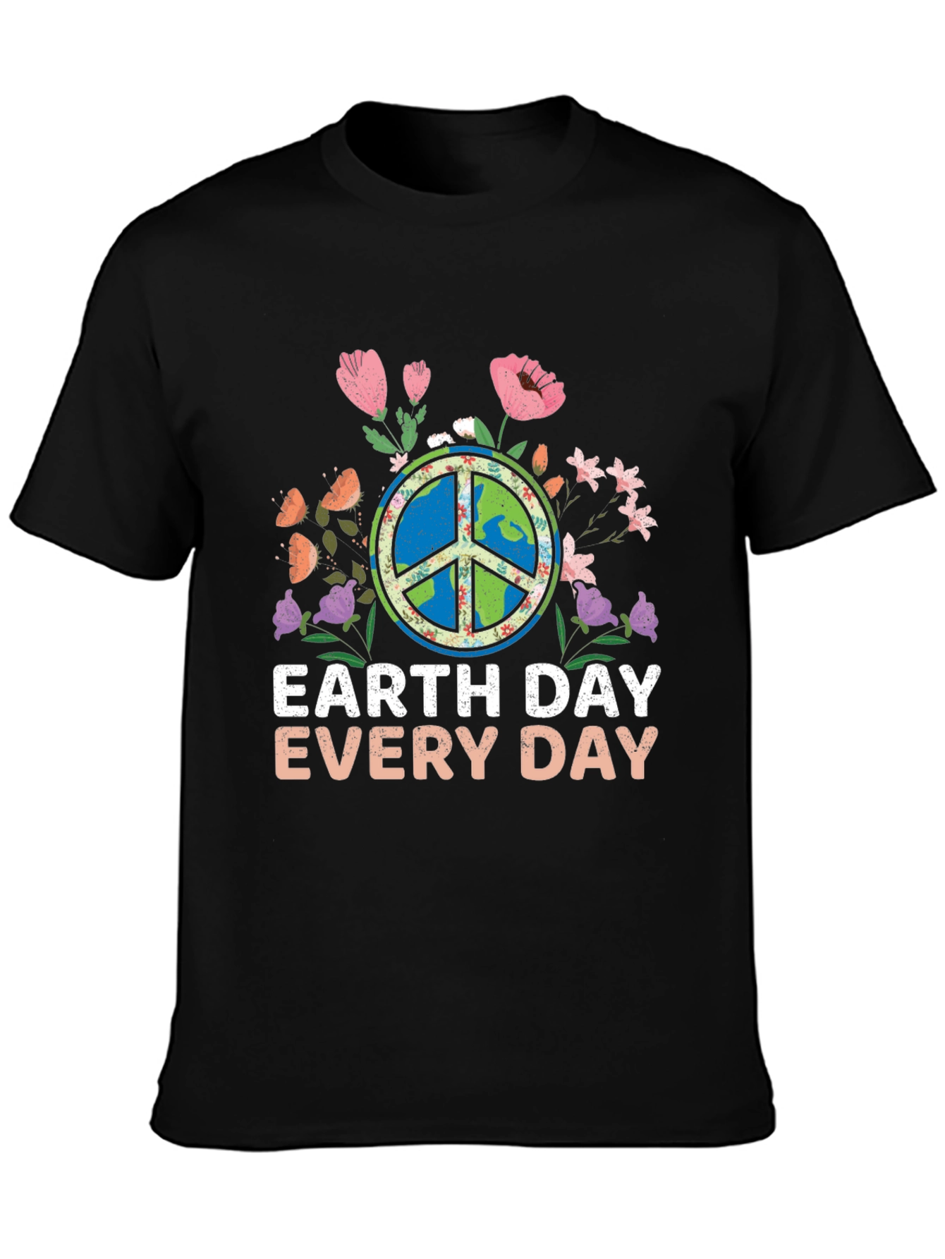 Black Earth Day Every Day Graphic Tee view 3
