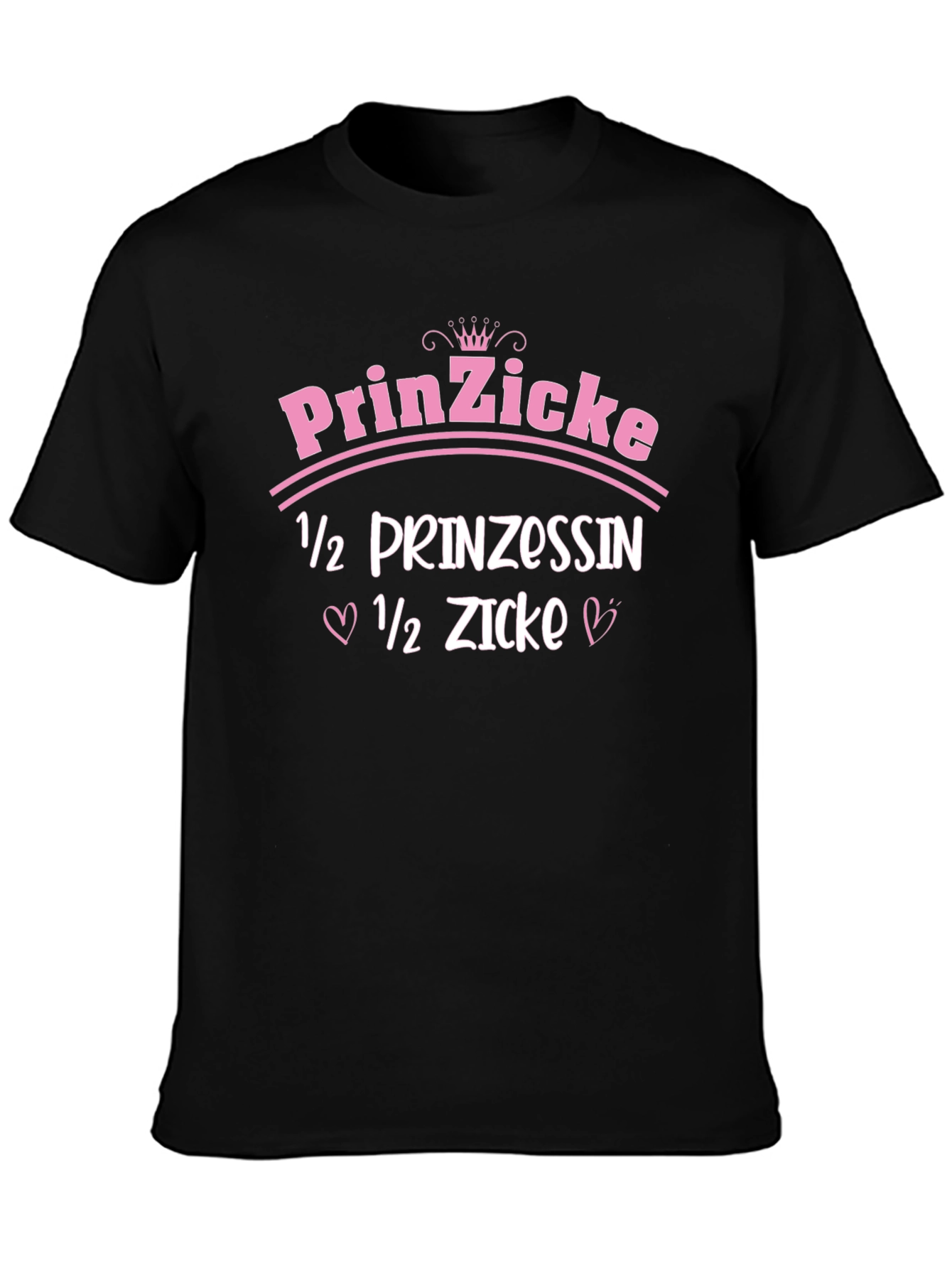 Black PrinzZicke Princess Zicke T-Shirt view 3