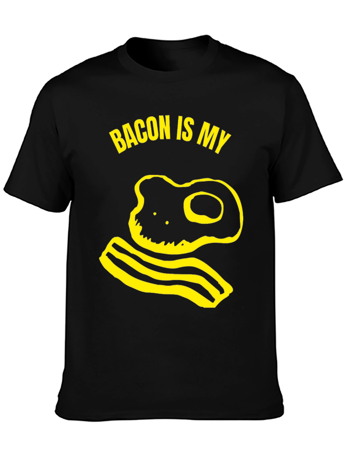 Black Bacon is My Spirit Animal Graphic Tee view 3