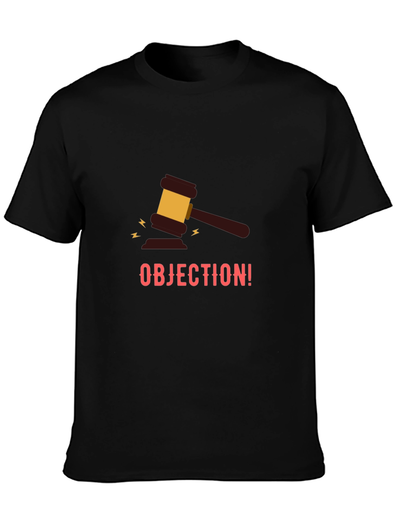 Objection! Graphic T-Shirt - Courtroom Humor Tee - 3
