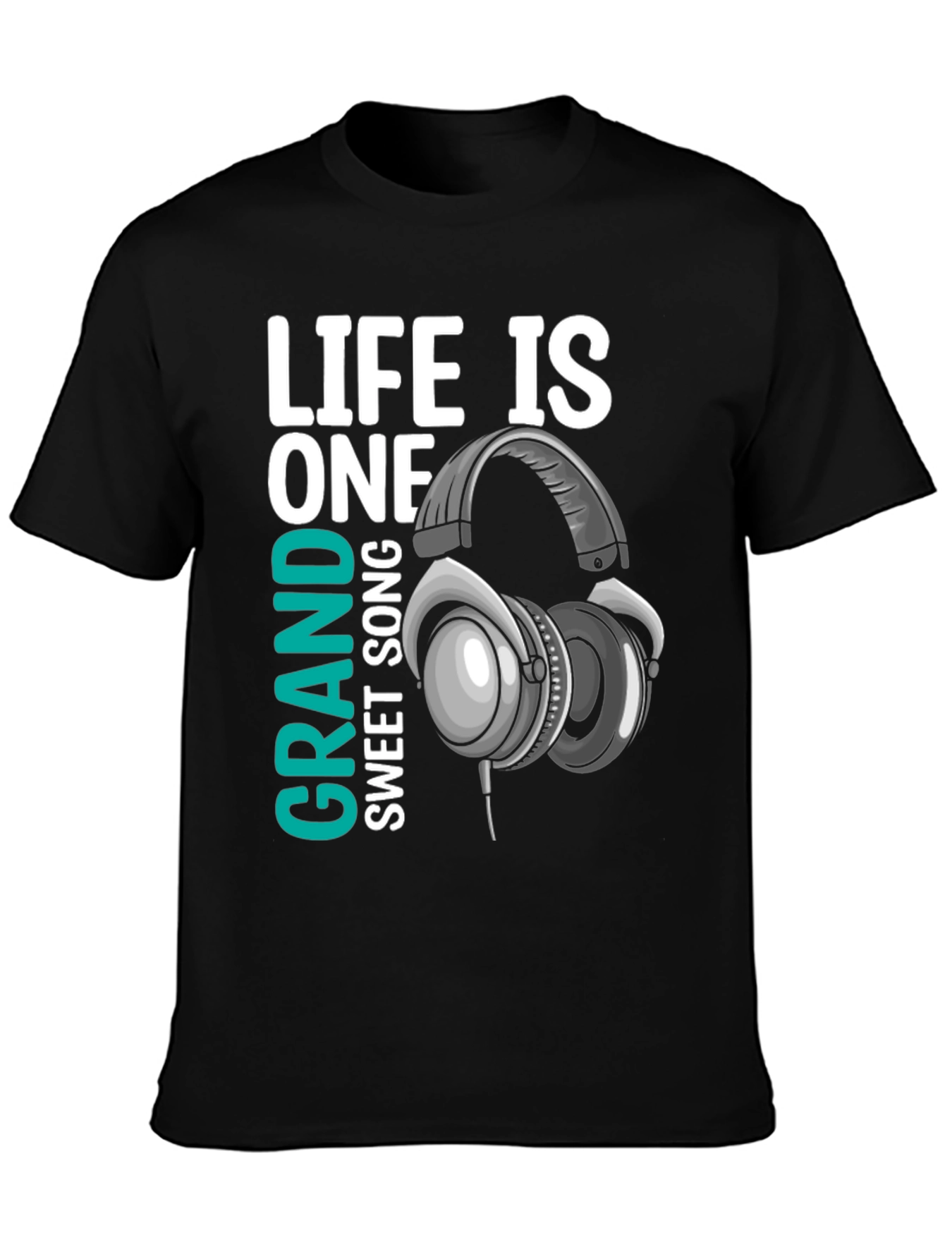 Black Life Is One Grand Sweet Song T-Shirt view 3