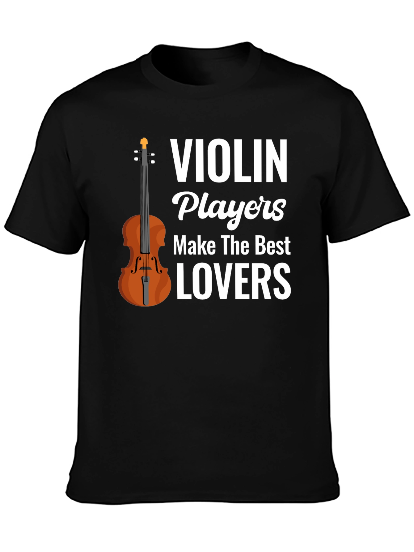 Black Violin Players Make The Best Lovers T-Shirt view 3