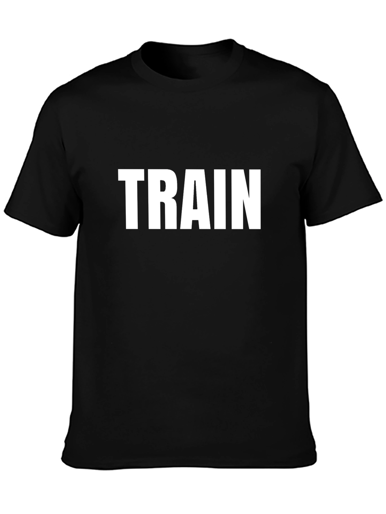 Black Train Graphic Tee - Bold Statement Shirt view 3