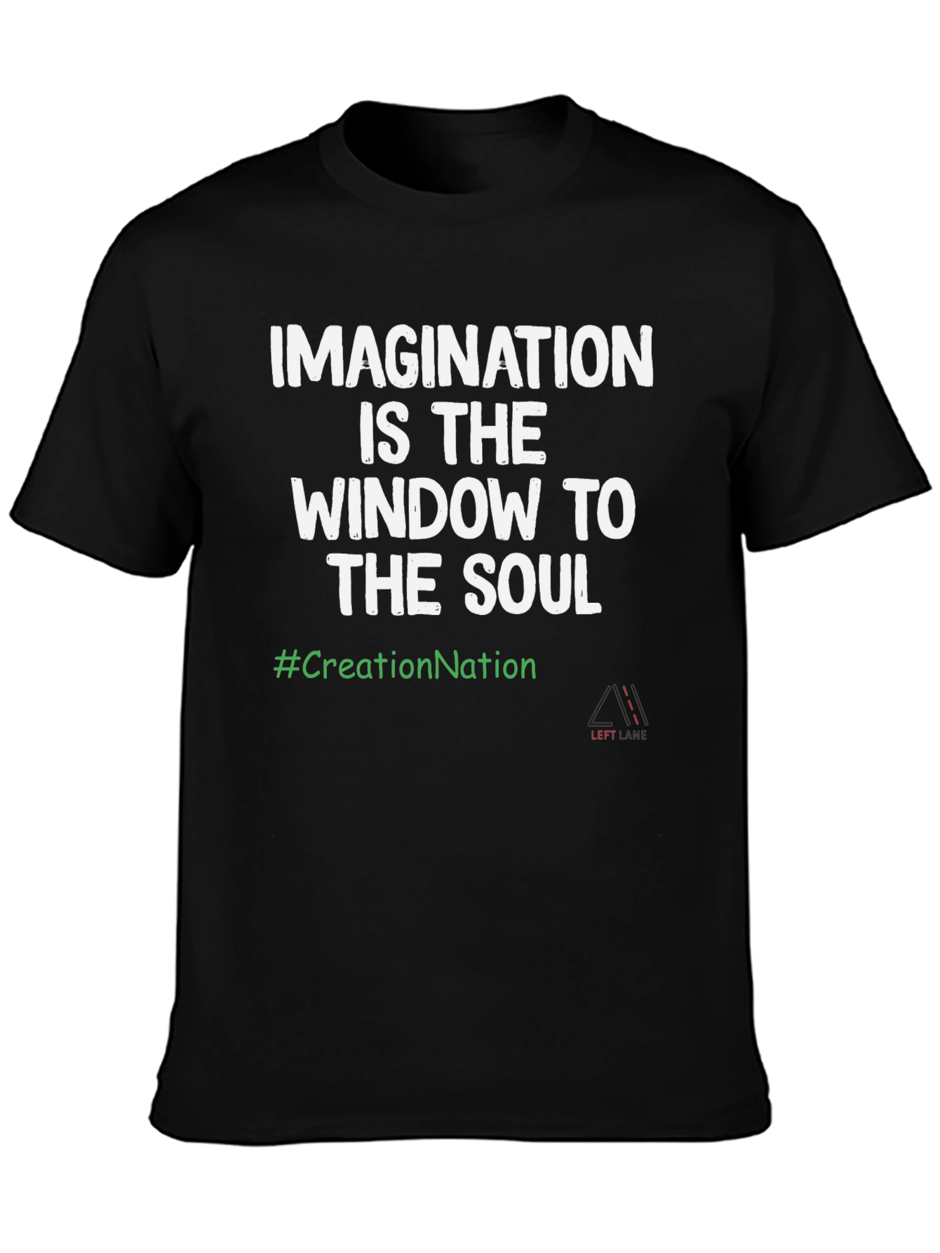 Black Imagination Window Soul T-Shirt view 3