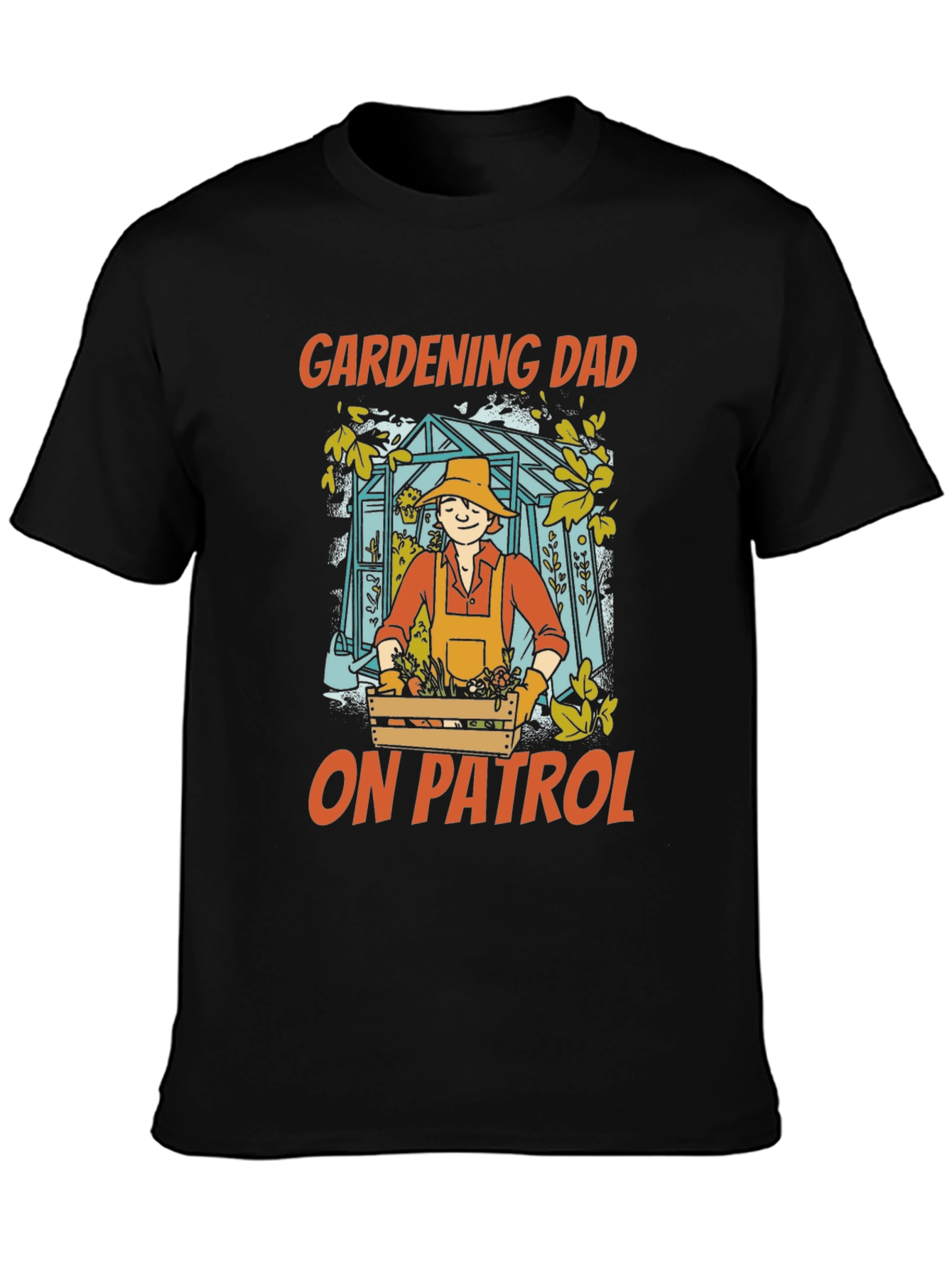 Gardening Dad on Patrol T-Shirt - Gardener Gift - 3